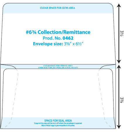 Collection & Dual Purpose Envelope Template | Western States | WSEL